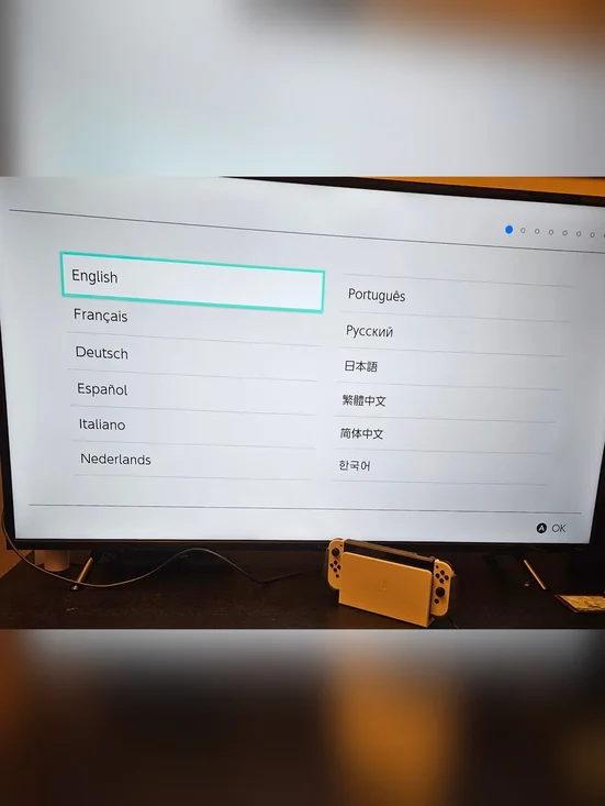 Nintendo Switch White OLED Console | Charging Dock, HDMI, Games, Ergonomic Case - Picture 10 of 10